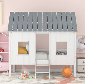 House Shaped Montessori Loft Bed
