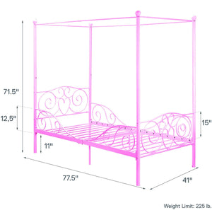 Metal Canopy Bed