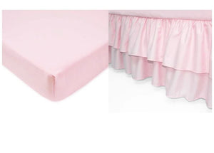 Ruffle Skirt/ Crib Sheet
