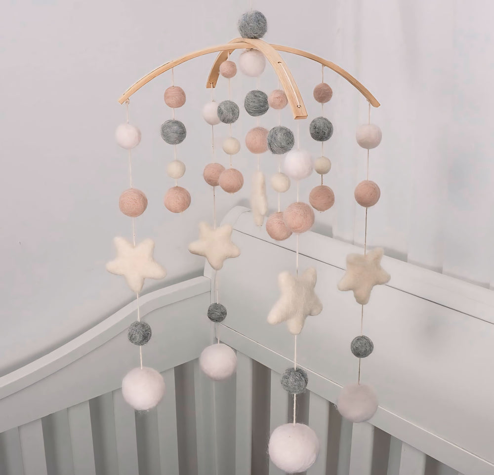 Starry Wooden Mobile