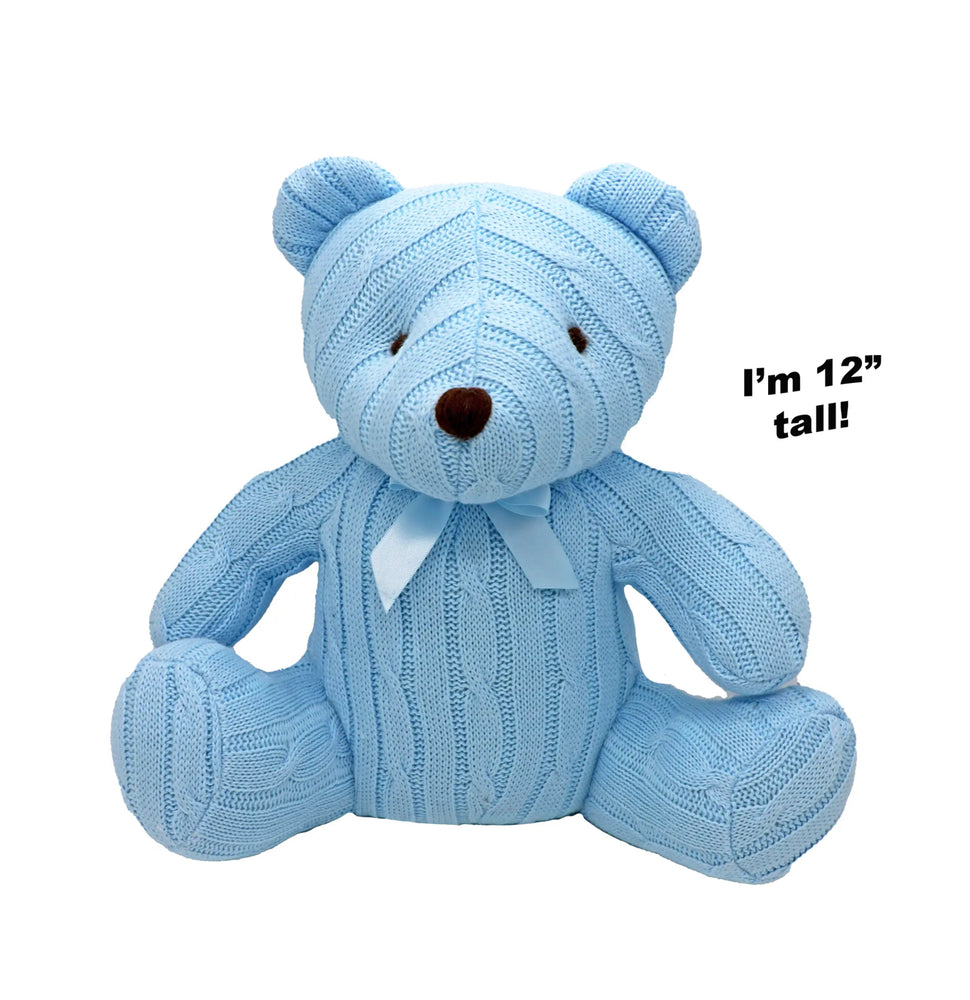 Cable Knit Bear Toy
