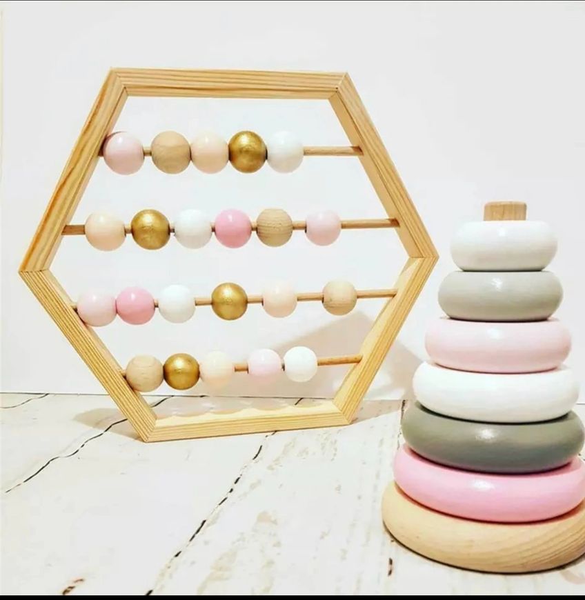 Nordic Style Wooden Abacus